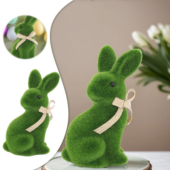 Hbdhejl Décorations Lapin de Pâques Figurine Lapin Jardin Lapin Décor de Pâques Fête de Pâques pour Décorations de Cour