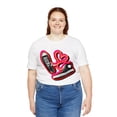thumbnail image 5 of Valentines Day Shoestring Heart Sneaker Graphic Tee - Unisex 90s Converse, 5 of 8