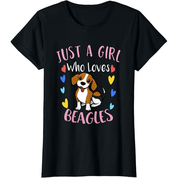 Cute Just a Girl Who Loves Beagles T-Shirt