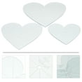 thumbnail image 5 of OFFIGAM Set of 3 Acrylic Sewing Rulers with Heart Shape for Fabric Patchwork and Quilting Projects, 5 of 10