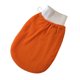 thumbnail image 3 of Yuarrent Guante de baño exfoliante para eliminar la piel muerta, ducha, cuerpo, espalda, pierna, brazo, toalla para frotar, masaje, exfoliante, Juegos de accesorios de baño naranja Yuarrent HA005006-02, 3 of 6