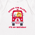 thumbnail image 3 of Inktastic Fire Truck 1st Birthday Boy Baby Romper Coveralls, 3 of 4