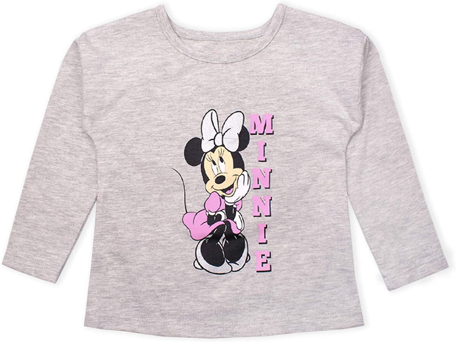 Disney 3-Piece Minnie Mouse Clothes for Girls and Toddlers, Shirt, Vest, and Pants