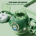 thumbnail image 3 of Frog Mug,Frog Water Bottle,Water Bottles for Girls,Cute Water Bottle,Kawaii Water Bottle,Waterbottle with Shoulder Strap and Straw,1 Liter Water Bottles - Suitable for Home and Office use, 3 of 7