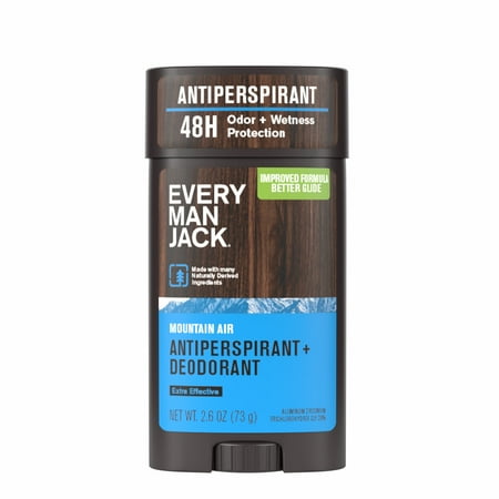 Every Man Jack Mountain Air Antiperspirant Deodorant, 2.6 oz