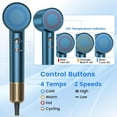 thumbnail image 6 of 160000 RPM High Speed Hair Dryer, 500 Millions Negative Ionic Blow Dryer for Fast Drying, Hair Dryer with Diffuser, Low Noise Thermo Control Professional for All Hair Types, 6 of 7