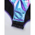 thumbnail image 3 of Aislor Women's Alien Cosplay Dress Shiny Metallic Patchwork Fly Sleeve for Halloween Themed Parties Blue S, 3 of 7
