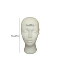 thumbnail image 5 of Taolixe Female Foam Mannequin Head Manikin Model Wigs Hats Glasses Holder Display - Clearance Mannequin Head, 5 of 8