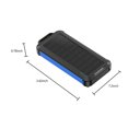 thumbnail image 6 of Kieccall Camping And Hiking Solar Charger Power Bank Digital Display Portable Charger,20000mAh 10W Wireless Portable Charger Built-in 3 Kinds Output Cable And Infrared, 6 of 9