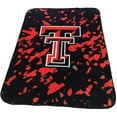 thumbnail image 2 of College Covers Texas Tech Red Raiders Huge Raschel Throw Blanket, Bedspread, 86" x 63", 2 of 7