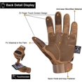 thumbnail image 2 of Guantes de motocicleta ZHCH pantalla táctil de dedo completo para hombres y Mujeres Talla M color Negro, 2 of 5