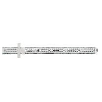 General Tools Precision Stainless Steel Ruler, Standard/metric, 6 In