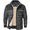 Dark Green, variant on Xidunhg Men's Long Sleeve Sherpa Lined Shirt Jacket Flannel Plaid Fleece Coats
