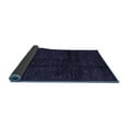 thumbnail image 2 of Ahgly Company Indoor Round Abstract Blue Modern Area Rugs, 5' Round, 2 of 4