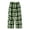 Green, variant on Girls Plaid Trousers,Flannel Wide Leg Pants Lining Warm Fall Winter Relaxed Pants for Kids 5-15 Years