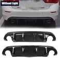 thumbnail image 4 of Rear Bumper Diffuser Lip Spoiler Modification Trim Cover Fit For Infiniti Q50 Standard 2014 2015 2016 2017, 4 of 7