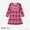 1#Plaid, variant on Barbie Kids Girls Dresses Leopard Print Waist Bag Design Sweatshirt Dress Sizes 5-12