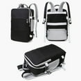 thumbnail image 3 of Airline-Approved Carry-On Backpack - 43cm Laptop Travel Bag with USB Port & Shoe Compartment for Business Trips/Weekend Travel, 3 of 7