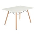 thumbnail image 2 of Mesa Con Sillas Roco Eames Comedor Moderno Minimalista Vintage Blanco Mobeler Comedor Roco Rectangular, 2 of 3