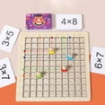 thumbnail image 4 of Madera Mesa Matemáticas Juguete Bloques Tablero Juguete Montessori Juguetes Educativos para Multiplicación Yotijar tabla de multiplicar, 4 of 6