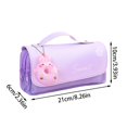 thumbnail image 2 of Cute Unisex Pencil Case Basic Stationery Storage Organizer for Office Home Study D, 2 of 5