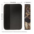 thumbnail image 6 of Chririnla Car Seat Belt Pads Durable Polyester SBR Composite, Compatible with, Suitable for Sedan, German Shepherd Dog Print, 6 of 8