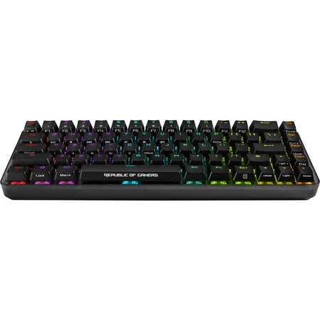 ASUS - Full-Sized Wired Mechanical Gaming Keyboard - Black, Gray