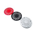 thumbnail image 1 of Juego De Salvamanteles Decorativos De Metal De Hierro Fundido De Trademark Innovations (Juego De 3 Negro/Rojo/Plata), 1 of 1