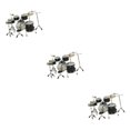 thumbnail image 1 of maskred 1/2/3 8x Realistic Mini Drum Set Music Accessories Instrument for Black 3PCS, 1 of 6