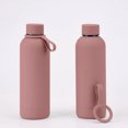 thumbnail image 2 of ¡Gran oferta! Botella de agua portátil para deportes al aire libre, taza aislada de boca pequeña de acero inoxidable con mango portátil de 500ml, 2 of 3