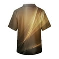 thumbnail image 3 of Qcmgmg Mens Scrub Top V Neck Fashion Scrub Shirts Casual Marble Print Nursing Uniforms Summer Short Sleeve Workwear Gold S, 3 of 3