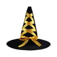 thumbnail image 1 of Sombrero Irfora Sombrero de bruja de Halloween Scary Creepy Wide Brim Sombrero puntiagudo Regalo de Halloween para hombres Mujeres Niños Disfraz de Halloween Cosplay Fiesta Festivales Decoración Irfora Sombrero, 1 of 7