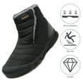 thumbnail image 3 of KOFUBOKE Men's Snow Boots Winter Shoes Waterproof and Non-slip to keep Warm Weather Shoes, 3 of 7