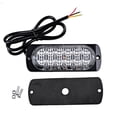 thumbnail image 2 of 12 luces estroboscópicas ultradelgadas de 12 LED para camión, coche, vehículo, LED, mini rejilla, cabeza de luz, baliza de emergencia, luces de advertencia de peligro (azul), 2 of 5