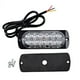 thumbnail image 2 of 12 luces estroboscópicas superficie ultradelgadas de 12 LED para camión, coche, vehículo, LED, mini rejilla, cabeza de luz, baliza de emergencia, luces de advertencia de peligro (rojo), 2 of 5