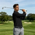 thumbnail image 5 of Fabrcox Men's Long Sleeve Polo Shirts Quick Dry Henley Collared Golf Shirts for Men Athletic Work Lightweight Casual Mens Dress Shirt Black XXL, 5 of 8