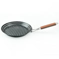 thumbnail image 7 of Grill Pan With Folding Handle Bbq Pan Grill Pan Indoor Square Bbq Grilling Pan Grill Skillet Pizza Grill Pan (11") Grill Pan For Fry Chapati Cooking Vegetables And Seafood Baking Trays Trays, 7 of 7