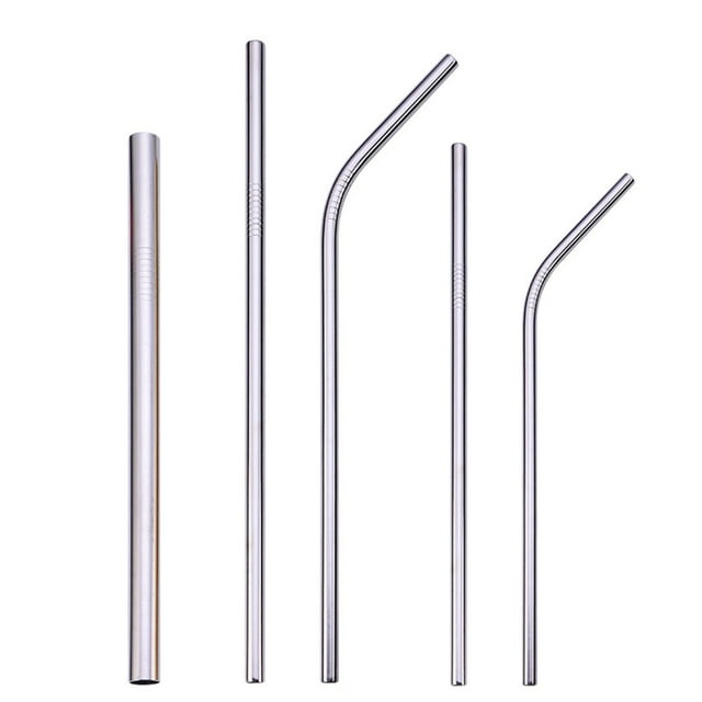 Kitchen Suction Tubes , Ongmies Stainless Steel Reusable Metal for 30 Oz & 20 Oz Tumblers Cups Mugs Cold Beverage, Straw, 1*Thick Stainless Steel Straw