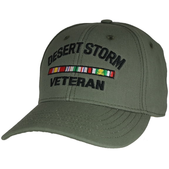 Made in USA - Desert Storm Veteran OD Green Ball Cap