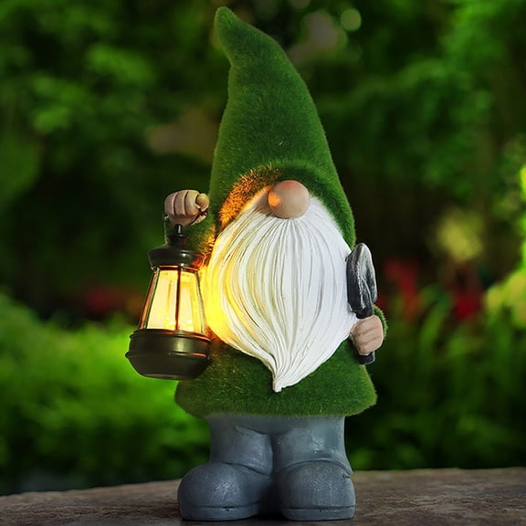 BOBOMTOI Night Light Clearance Garden Dwarf Decorative Dwarf Nightlight Decorative Gift - Dwarf Home Courtyard Decoration Green Dwarf Decoration