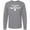 AC-Heather Grey, variant on Inktastic Life Behind Bars Mountain Bike Long Sleeve T-Shirt