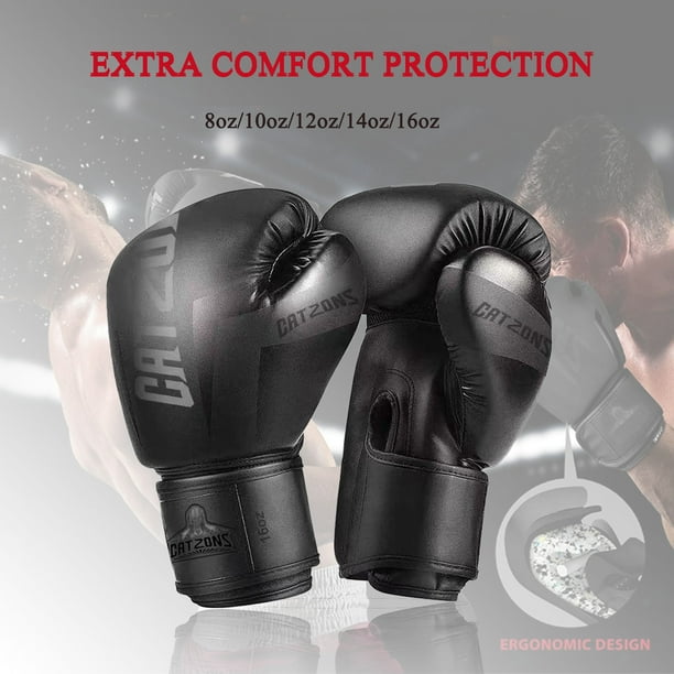 Catzons Boxing Gloves Sparring Fighting & Kickboxing for Kids Women Men