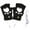 Black-A, variant on Women's & Men's USB Heated Gloves Knitting Hands Full & Half Heated Fingerless Heating Warmer with Button Washable Design, Mitten Winter Hands Warm Laptop Gloves White Gloves Blue