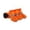 4PCS Orange, variant on Summer Breathable Dog Shoes for Small Dogs, Breathable Mesh Dog Boots for Summer Hot Pavement, Reflective Adjustable Non Slip Paw Protectors for Small Dogs Cat Puppy