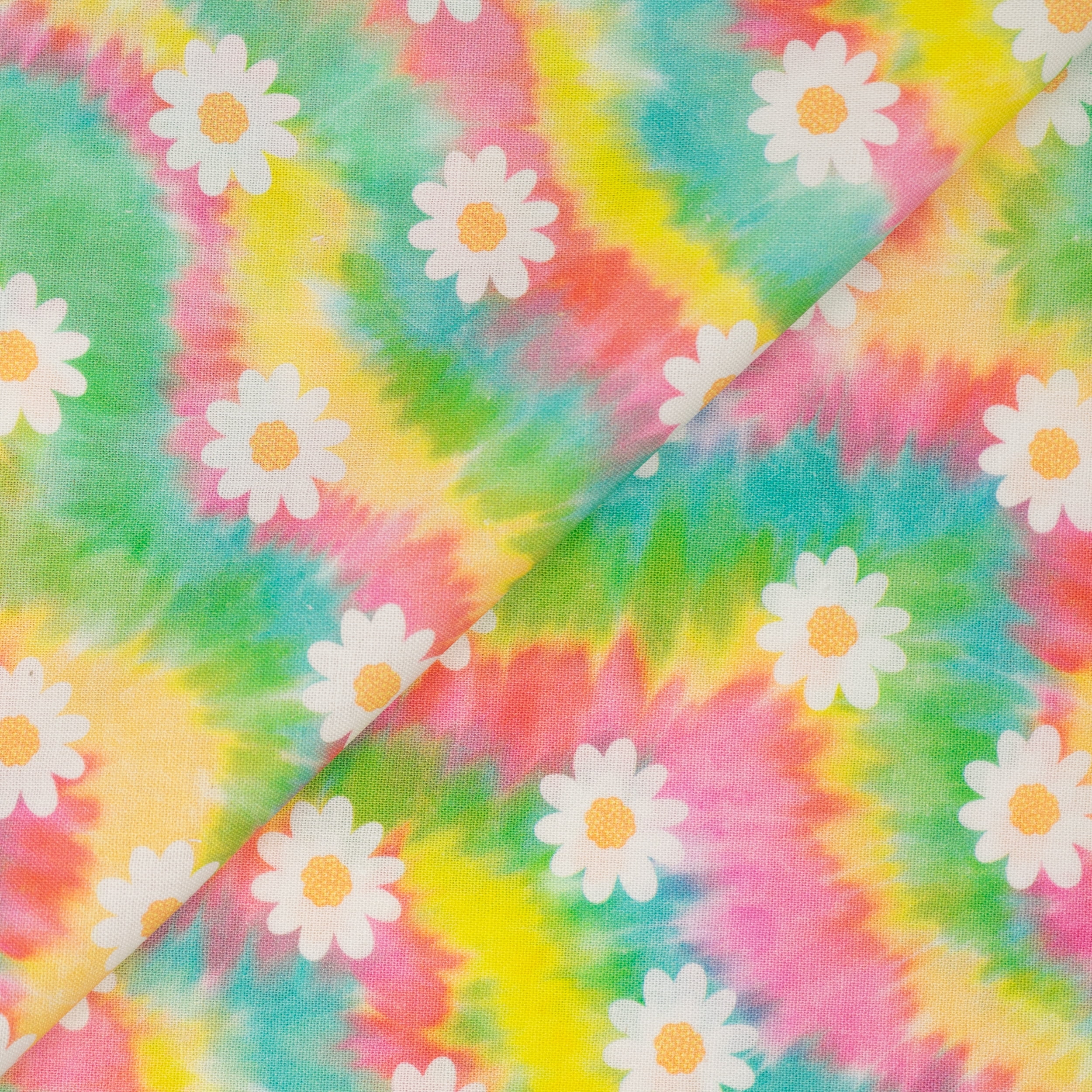 Singer Fabric 100% Cotton Tie Dye 10 Inch Square Charm, 20Pc