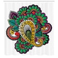 thumbnail image 3 of Ambesonne Oriental Shower Curtain, Vivid Colored Pattern Art, 69"Wx84"L, Multicolor, 3 of 3