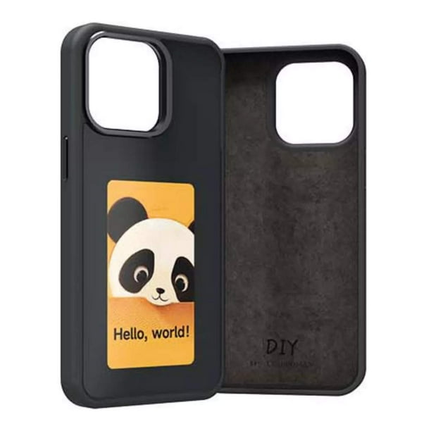 Funda inteligente con pantalla de tinta electrónica personalizable para iPhone 13/14 MR. GADGETS