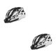 thumbnail image 4 of Yuarrent Casco de bicicleta al aire libre para hombre, cascos ajustables ligeros para ciclismo seguro, transpirable de alto rendimiento blanco negro un tamaño 2Conjunto, 4 of 6