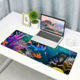 thumbnail image 6 of Sea Tropical Turtle Mousepad, Blue Ocean Tropical Fish Mouse pad, Underwater Sea Ocean Rectangular Mouse Pad, Non-Slip Rubber MousePads for Office Home Laptop 31.5*11.8inch, 6 of 6