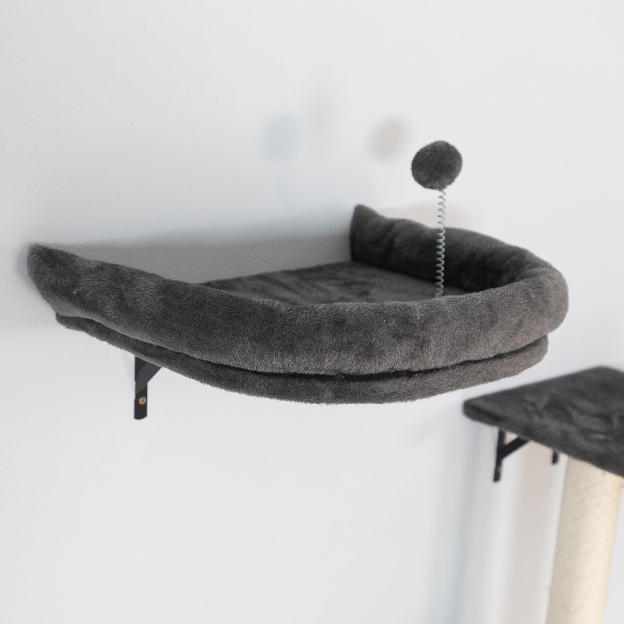 Pefilos Cat Wall Shelves and Perches Set for 6, Cat Tree House for Indoor Cats, Modern Furniture for Cat Sleeping Playing Lounging Climbing Cat Condos, Dark Gray Pefilos Cat Wall Shelves and Perches Set for 6, Cat Tree House for Indoor Cats, Modern Furniture for Cat Sleeping Playing Lounging Climbing Cat Condos, Dark Gray